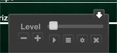 The tournament controls