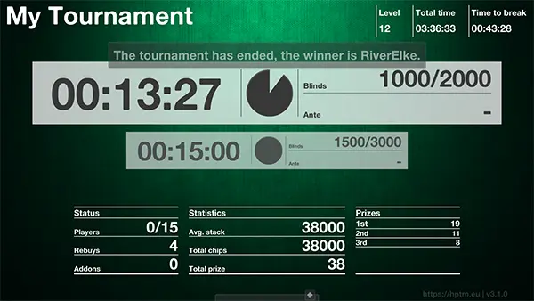 Image of the victory screen